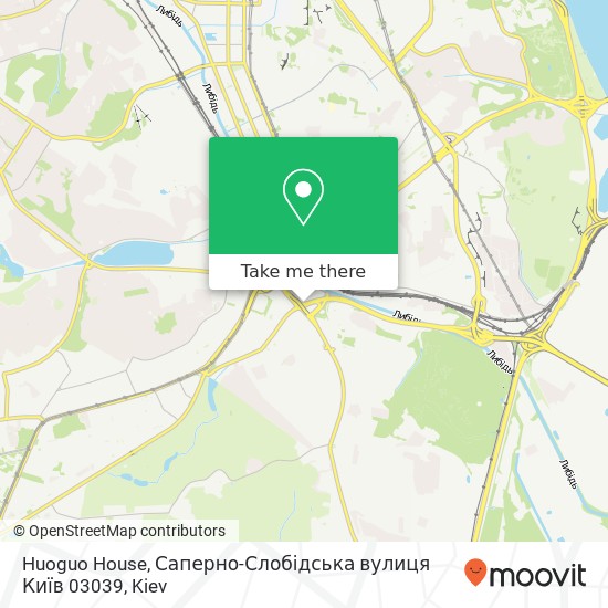 Huoguo House, Саперно-Слобідська вулиця Київ 03039 map