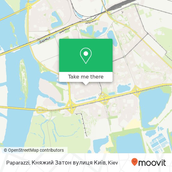 Paparazzi, Княжий Затон вулиця Київ map