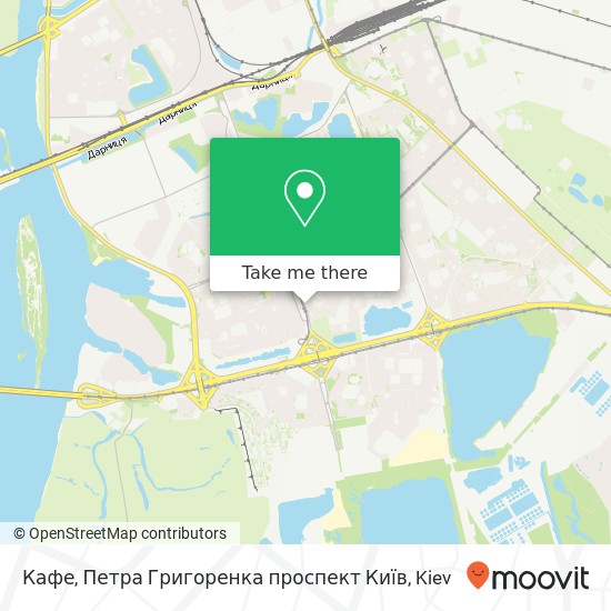 Карта Кафе, Петра Григоренка проспект Київ