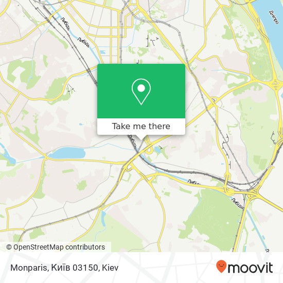 Monparis, Київ 03150 map