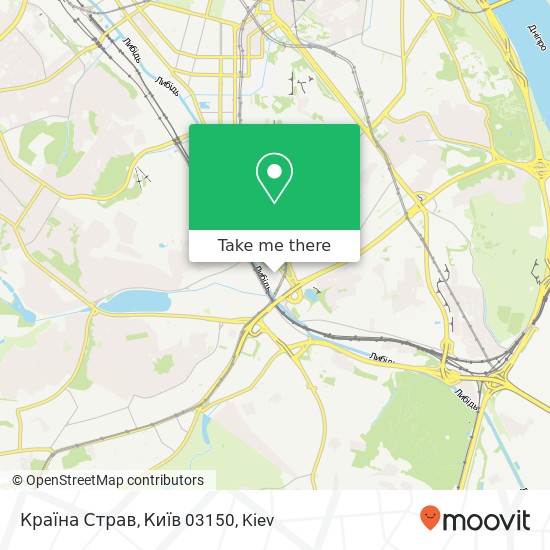 Країна Страв, Київ 03150 map