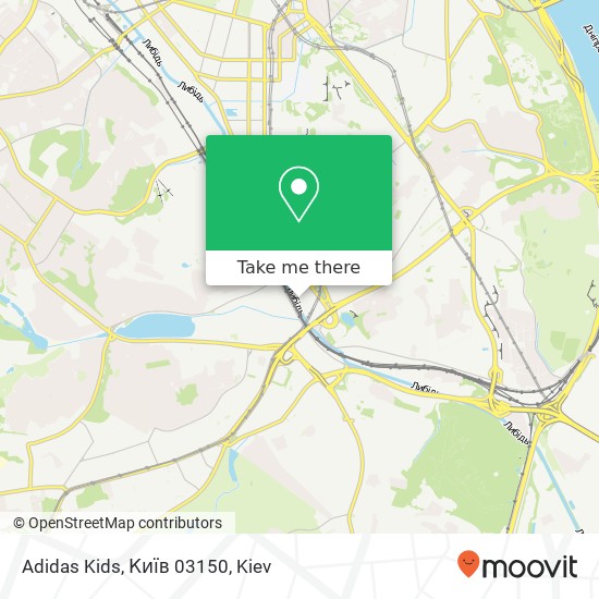 Adidas Kids, Київ 03150 map