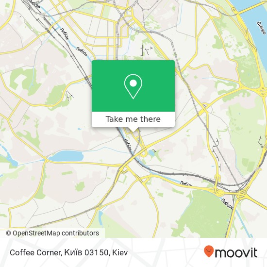 Coffee Corner, Київ 03150 map