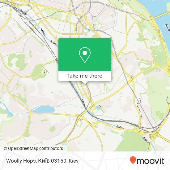 Woolly Hops, Київ 03150 map