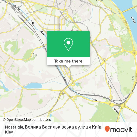 Nostalgie, Велика Васильківська вулиця Київ map