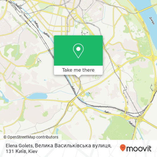 Elena Golets, Велика Васильківська вулиця, 131 Київ map