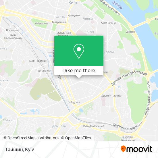 Гайшин map