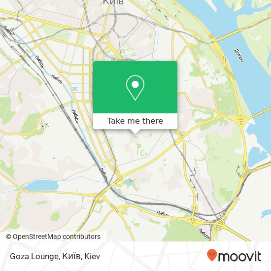 Goza Lounge, Київ map