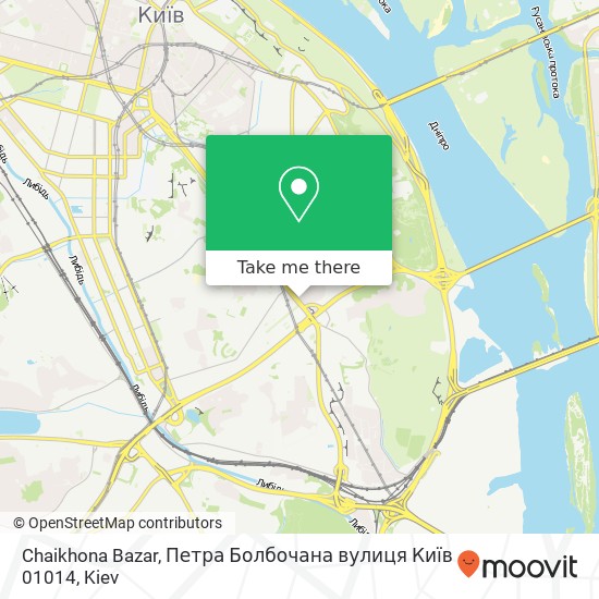 Chaikhona Bazar, Петра Болбочана вулиця Київ 01014 map