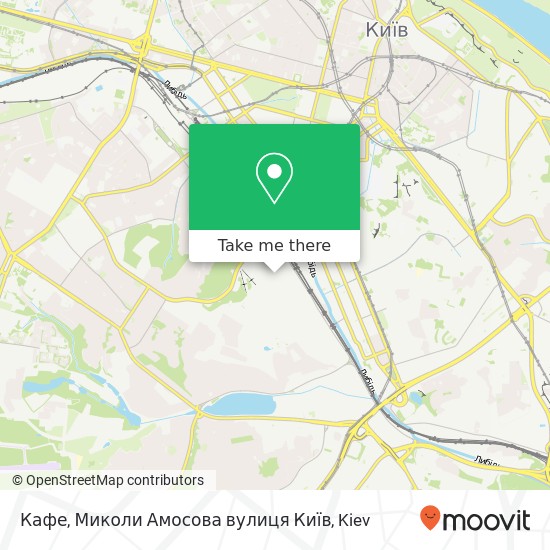 Кафе, Миколи Амосова вулиця Київ map