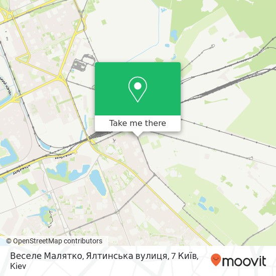 Веселе Малятко, Ялтинська вулиця, 7 Київ map