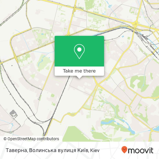 Карта Таверна, Волинська вулиця Київ