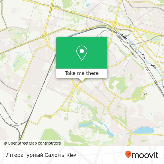 Літературный Салонъ map