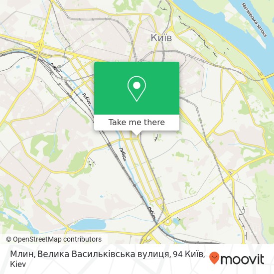 Млин, Велика Васильківська вулиця, 94 Київ map