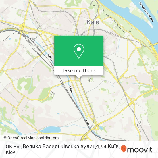 OK Bar, Велика Васильківська вулиця, 94 Київ map