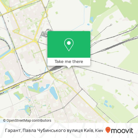 Гарант, Павла Чубинського вулиця Київ map