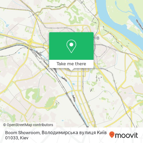 Boom Showroom, Володимирська вулиця Київ 01033 map
