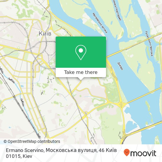 Ermano Scervino, Московська вулиця, 46 Київ 01015 map