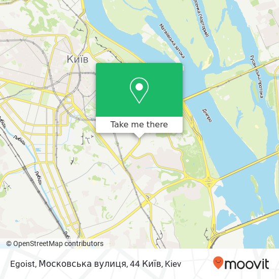 Egoist, Московська вулиця, 44 Київ map