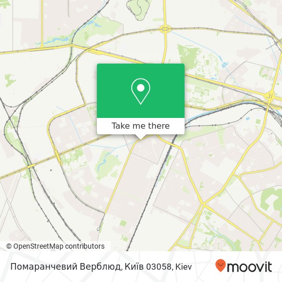 Помаранчевий Верблюд, Київ 03058 map