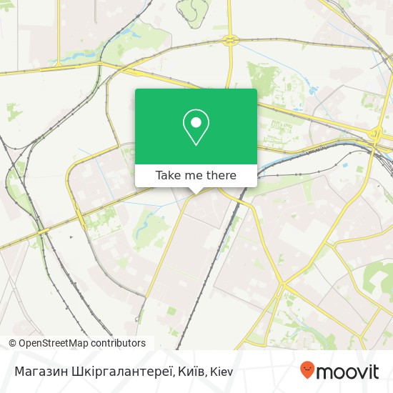 Магазин Шкіргалантереї, Київ map