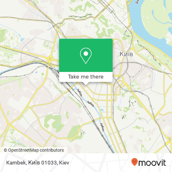 Карта Kambek, Київ 01033