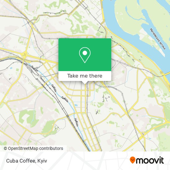 Cuba Coffee map