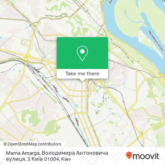 Mama Amarga, Володимира Антоновича вулиця, 3 Київ 01004 map
