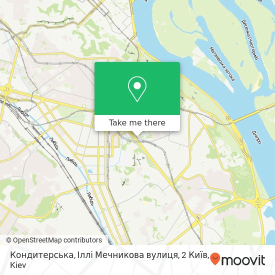 Кондитерська, Іллі Мечникова вулиця, 2 Київ map