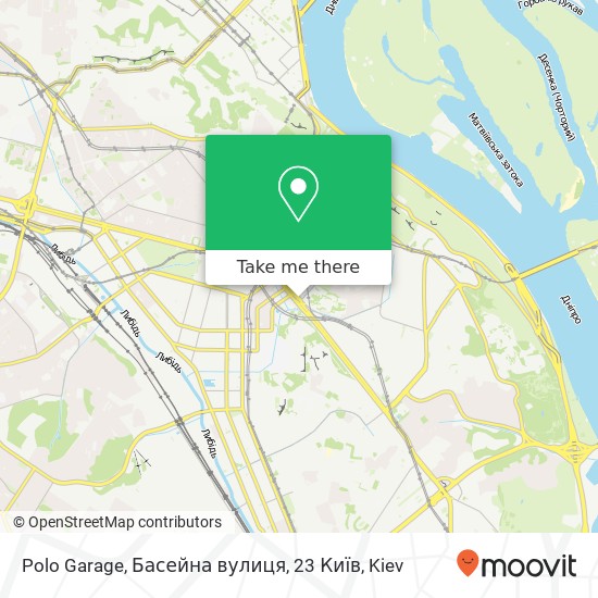 Polo Garage, Басейна вулиця, 23 Київ map