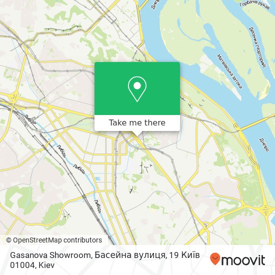 Gasanova Showroom, Басейна вулиця, 19 Київ 01004 map