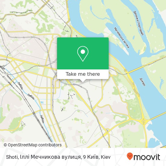 Shoti, Іллі Мечникова вулиця, 9 Київ map