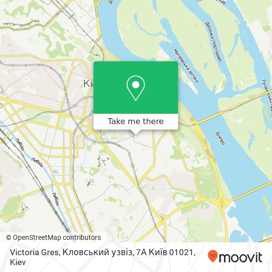 Victoria Gres, Кловський узвіз, 7А Київ 01021 map