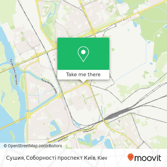 Карта Сушия, Соборності проспект Київ