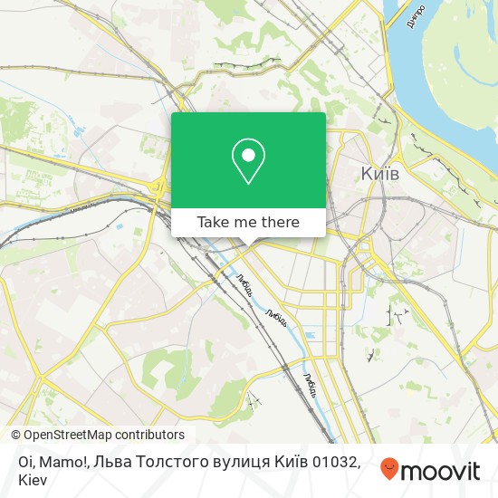 Oi, Mamo!, Льва Толстого вулиця Київ 01032 map