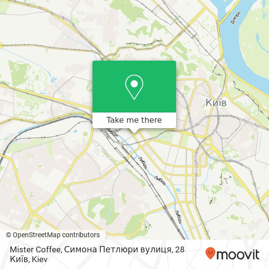 Mister Coffee, Симона Петлюри вулиця, 28 Київ map