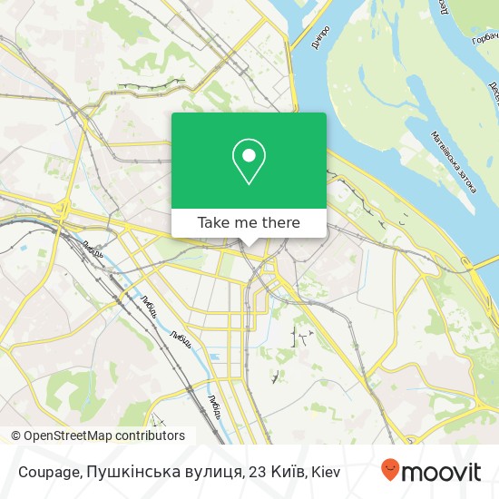 Coupage, Пушкінська вулиця, 23 Київ map