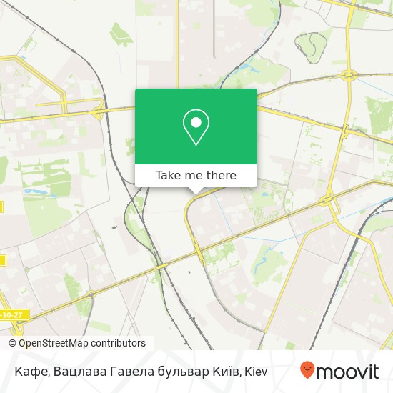 Карта Кафе, Вацлава Гавела бульвар Київ