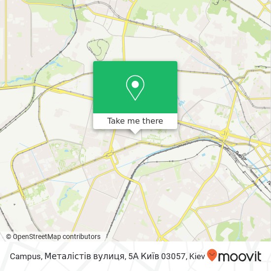 Campus, Металістів вулиця, 5А Київ 03057 map