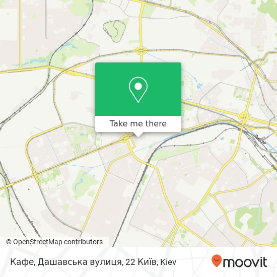 Кафе, Дашавська вулиця, 22 Київ map