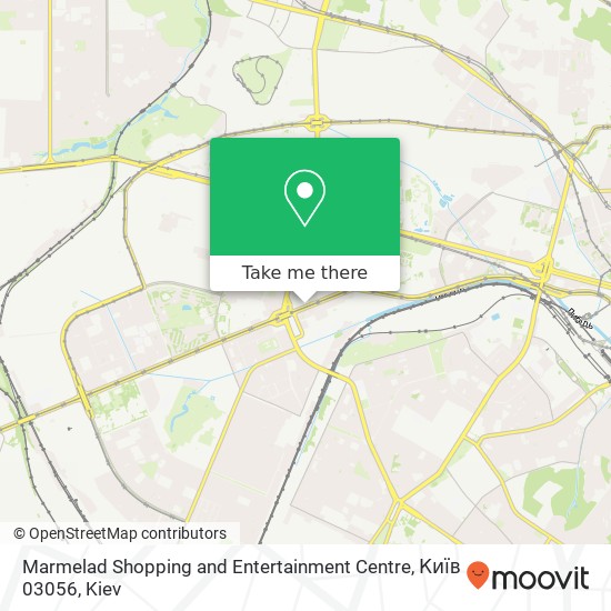 Карта Marmelad Shopping and Entertainment Centre, Київ 03056