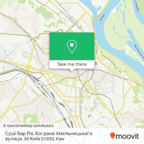 Суші бар Ріо, Богдана Хмельницького вулиця, 30 Київ 01030 map