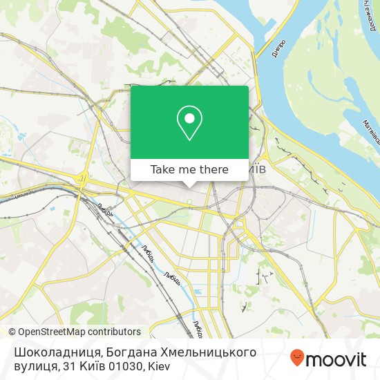 Шоколадниця, Богдана Хмельницького вулиця, 31 Київ 01030 map