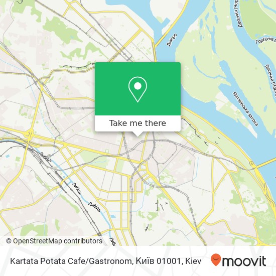 Kartata Potata Cafe / Gastronom, Київ 01001 map