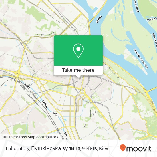 Laboratory, Пушкінська вулиця, 9 Київ map