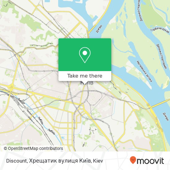 Карта Discount, Хрещатик вулиця Київ