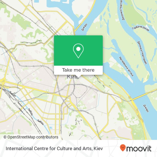 International Centre for Culture and Arts map