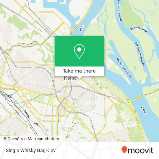 Single Whisky Bar map