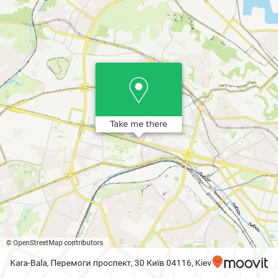 Kara-Bala, Перемоги проспект, 30 Київ 04116 map