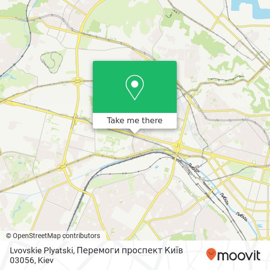 Lvovskie Plyatski, Перемоги проспект Київ 03056 map